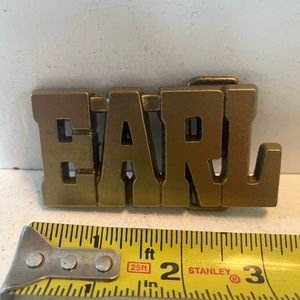 1980’s vintage brass colored belt buckle